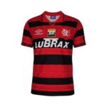 Camiseta retro del Flamengo de la temporada 1995, primera equipación. — vista frontal en maniquí