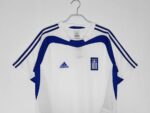 Camiseta retro Grecia 2004 segunda equipación blanca y azul — foto 12