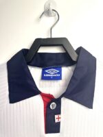 Camiseta retro de fútbol de Inglaterra de la temporada 1998, primera equipación y manga larga. — foto 7
