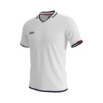 Camiseta retro Inglaterra 2001/03 primera equipación — vista frontal en maniquí