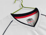 Camiseta retro de la selección de Inglaterra de la temporada 2002, primera equipación de manga larga. — foto 10