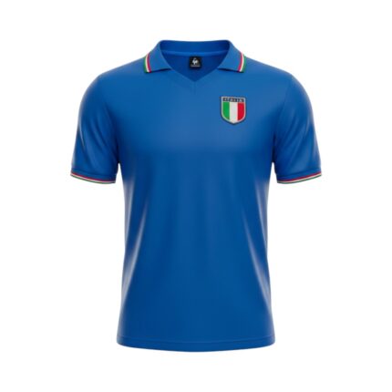 Camiseta retro de la selección de Italia de 1982, primera equipación. — vista frontal en maniquí