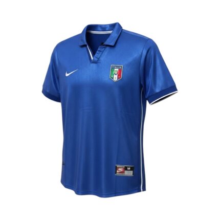 Camiseta retro de la selección de Italia de la temporada 1998, primera equipación. — vista frontal en maniquí