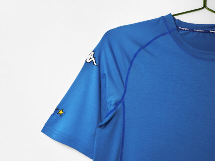Camiseta retro azul de la selección de Italia de la temporada 2000, primera equipación. — foto 2
