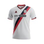 Camiseta retro Manchester City 2002/03 segunda equipación — vista frontal en maniquí