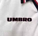 Camiseta retro Manchester United 1998-1999 segunda equipación blanca — foto 5