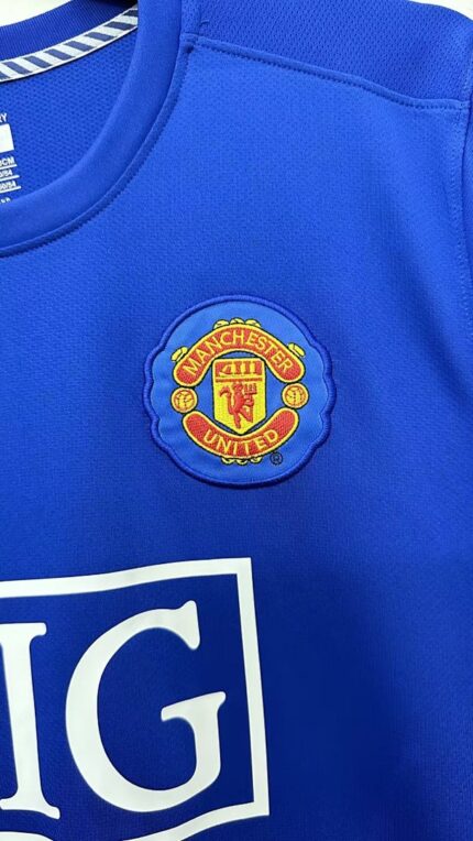 Camiseta retro Manchester United 2008-2009 tercera equipación manga larga — foto 2