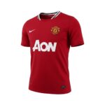 Camiseta retro Manchester United 2011/12 Primera Equipación — vista frontal en maniquí