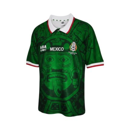 Camiseta retro México 1998 Primera Equipación — vista frontal en maniquí
