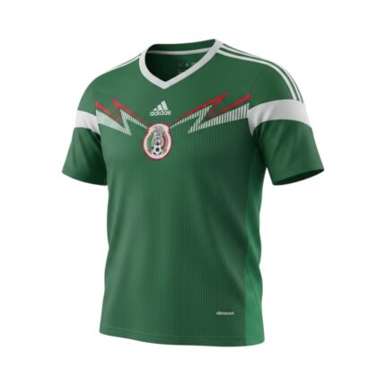 Camiseta retro de la selección de México, primera equipación de la temporada 2014. — vista frontal en maniquí