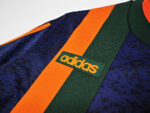 Camiseta retro Newcastle United 1997/98 segunda equipación azul y naranja — foto 2
