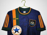 Camiseta retro Newcastle United 1997/98 segunda equipación azul y naranja — foto 9