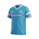 Camiseta retro Olympique de Marsella 1988-89 primera equipación — vista frontal en maniquí