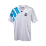 Camiseta retro Olympique de Marsella 1992/93 primera equipación — vista frontal en maniquí