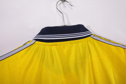 Camiseta retro Olympique de Marsella 1998/99 tercera equipación amarilla y azul marino — foto 2