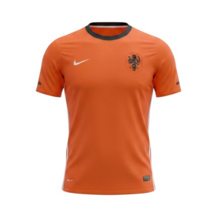 Camiseta retro Países Bajos 2010 Primera Equipación — vista frontal en maniquí