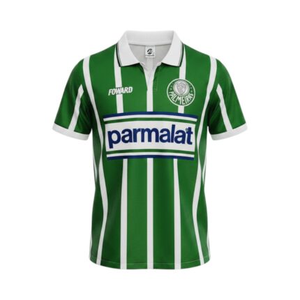 Camiseta retro del Palmeiras de la temporada 1992, primera equipación. — vista frontal en maniquí