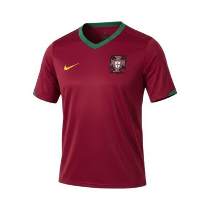 Camiseta retro Portugal 2006 Primera Equipación — vista frontal en maniquí