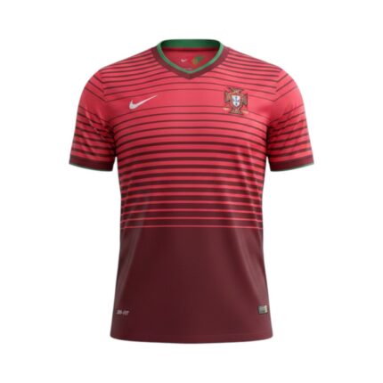 Camiseta retro Portugal 2014 Primera Equipación — vista frontal en maniquí