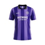 Camiseta retro Rangers 1994/95 tercera equipación — vista frontal en maniquí