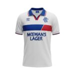 Camiseta retro Rangers 1994 segunda equipación — vista frontal en maniquí