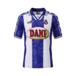 Camiseta retro RCD Espanyol 1999/00 Primera Equipación — vista frontal en maniquí