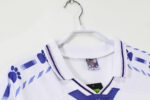 Camiseta retro Real Madrid 1996/97, primera equipación, blanca con detalles azules y sponsor Teka. — foto 7