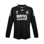 Camiseta retro Real Madrid 2006/07 tercera equipación manga larga — vista frontal en maniquí