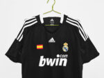 Camiseta retro Real Madrid 2008/09 segunda equipación negra — foto 12