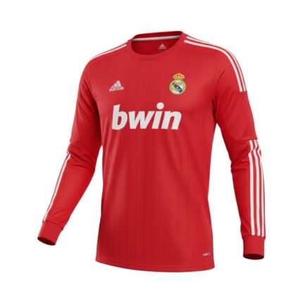 Camiseta retro Real Madrid 2011/12 Tercera Equipación manga larga — vista frontal en maniquí