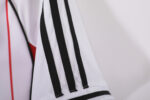 Camiseta de béisbol River Plate, diseño retro blanco con rayas rojas, temporada 2025. — foto 4