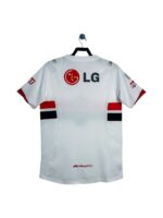 Camiseta retro São Paulo FC 2007/08, primera equipación blanca con franjas rojas y negras. — foto 11