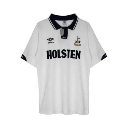 Camiseta retro del Tottenham Hotspur de la primera equipación de la temporada 1991/93. — vista frontal en maniquí