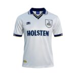 Camiseta retro Tottenham Hotspur primera equipación 1993-95 — vista frontal en maniquí