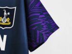 Camiseta retro Tottenham 1994/95 segunda equipación azul marino y morado — foto 3