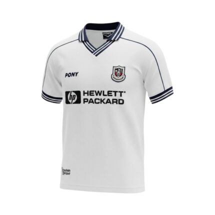 Camiseta retro Tottenham Hotspur primera equipación 1997-1999 — vista frontal en maniquí