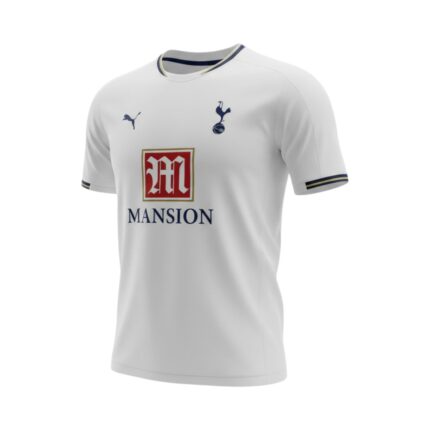 Camiseta retro Tottenham Hotspur 2006/2007 Primera Equipación — vista frontal en maniquí