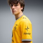 Camiseta oficial del Borussia Dortmund versión jugador para hombre, temporada 26/27. Detalle de la primera equipación de local.