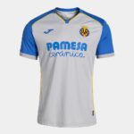 Camiseta de la 2ª equipación del Villarreal CF para niños de la temporada 2026-27, vista frontal.