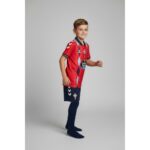 Tercera equipación del Celta de Vigo para niños, temporada 2026/2027. Camiseta de fútbol oficial para los más pequeños.