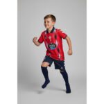 Tercera equipación del Celta de Vigo para niños, temporada 2026/2027. Camiseta de fútbol oficial para los más pequeños.