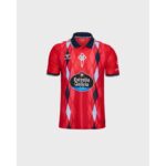 Vista frontal de la camiseta alternativa del Celta de Vigo para la temporada 26/27. Segunda equipación oficial para adulto.