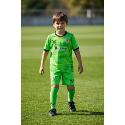 Camiseta de portero visitante para niños del Athletic Club de Bilbao para la temporada 2026-2027.