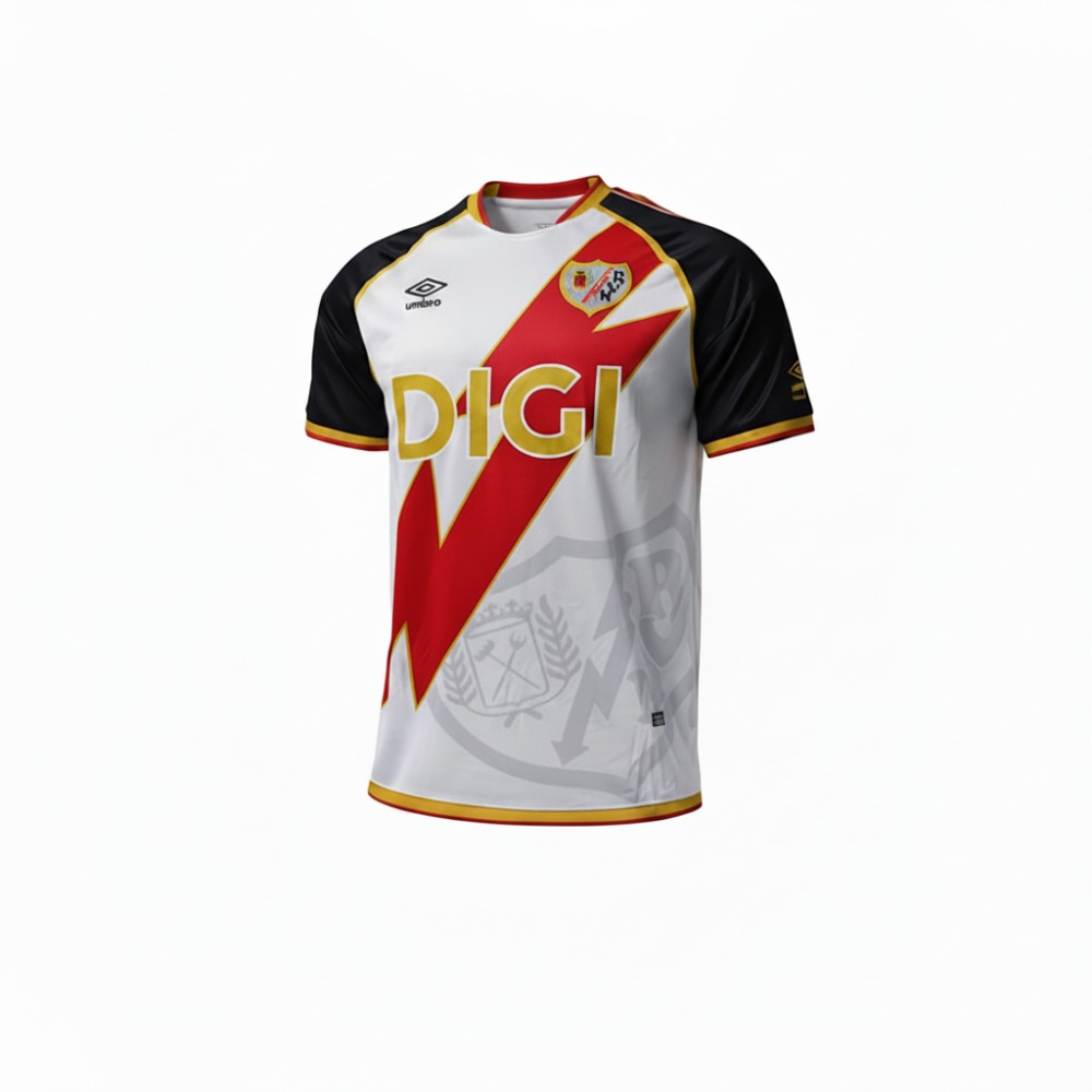 Camiseta Rayo Vallecano 2026/27 Camiseta de la primera equipación del Rayo Vallecano para la temporada 2026/27. Talla de adulto. Diseño oficial con franja roja.