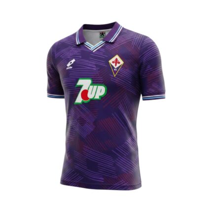 Camiseta retro Fiorentina 1992/93 Primera Equipación — vista frontal en maniquí