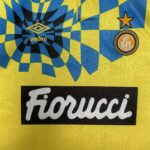 Camiseta retro del Inter de Milán 1992/94, tercera equipación, color amarillo y azul. — foto 2