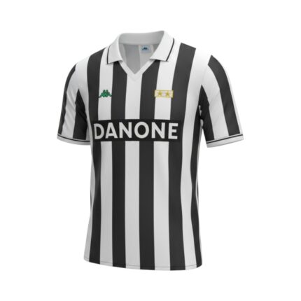 Camiseta retro Juventus 1992-94 primera equipación — vista frontal en maniquí
