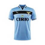 Camiseta retro Lazio 1998/99 primera equipación — vista frontal en maniquí