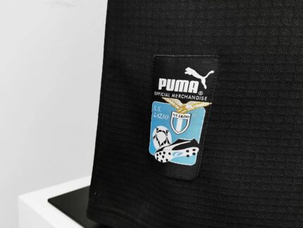 Camiseta retro Lazio 1998/99 segunda equipación negra y celeste — foto 2