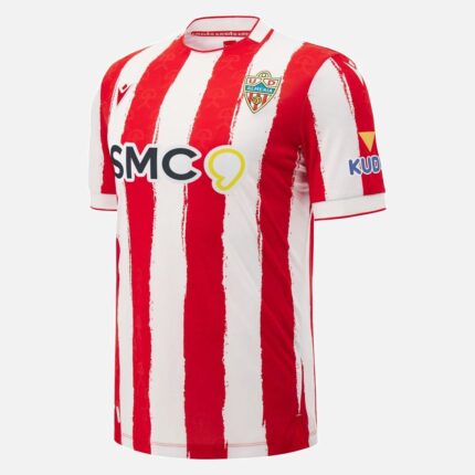 Camiseta oficial de la primera equipación de la UD Almería para la temporada 2026/2027. Modelo de adulto.